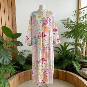 Blossom Breeze Loose Abaya Dress