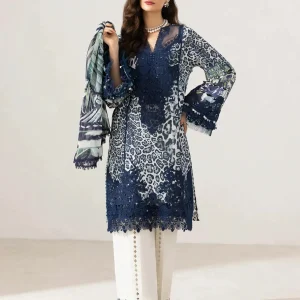 Midnight Savannah | Navy Designer 3 Piece Lawn